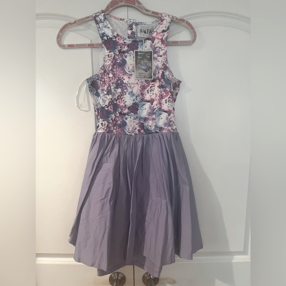 Floral women’s summer dress.